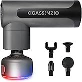KIGASSENZIO Percussion Massage Gun Deep Tissue, Muscle Massage Gun with Heat and Cool for Whole Body Back Pain Relief, Powerf