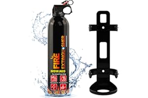 LIRCHES Fire Extinguisher - 1PC Fire Extinguisher for Home, Car Fire Extinguisher with Mount, Portable Fire Extinguisher Prevent Reignition, Water-Based Fire Extinguishers for House Car Truck Boat Kitchen
