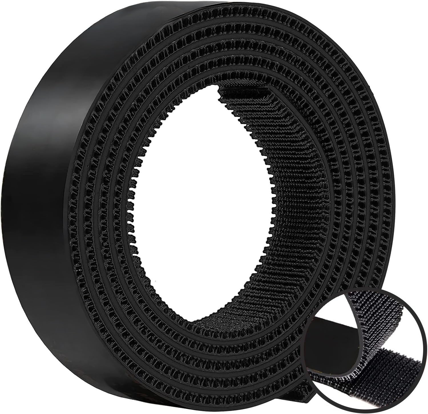 CANOPUS Dual Lock SJ3550 CF (25,4mm x 1m) Heavy Duty Reclosable Fastener Tape, Waterproof 5X Stronger Than Classic Hook & Loop Tape, Number Plate Tape, Black