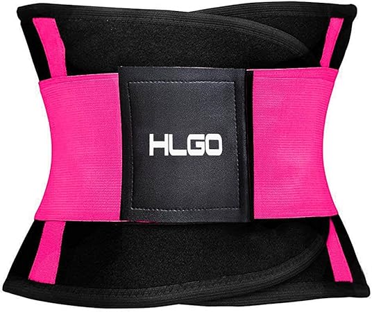 Island Waist Trainer For Women Waist Cincher Weight Lost Waist Trimmer Belt Red M Amazon De Sport Freizeit