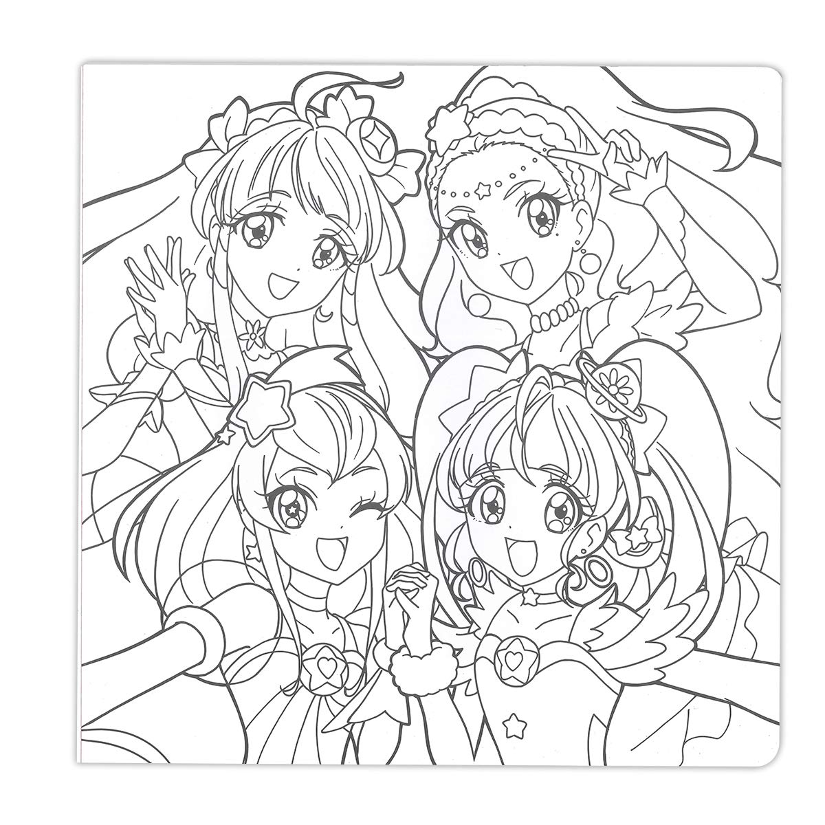 Mua サンスター文具 スター トゥインクルプリキュア デッカぬりえ A柄 Tren Amazon Nhật Chinh Hang 2021 Fado