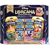 Disney Lorcana Trading Card Game, Includes 2 Ready-to-Play Decks Each Includes 1 Booster Pack, Plus 4 Additional Booster Pack