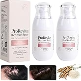 2Pcs Hair Helper Growth Spray for Thinning Hair, Natural Rice Water Spray for Hair Regrowth Unisex