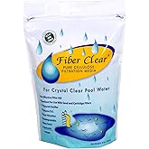 Fiber Clear 4009DC Cellulose Filter Media D.E. Alternative for Swimming Pools, 9-Ounce, Black