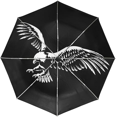 Amazon ミヤビヤ ワンタッチ 折り畳み傘 鷲柄 イーグル柄 男 大学生 中学生 ビニール 誕生日 60cm 可愛い お祝い 日用雑貨 グッズ 内側 うちがわ 贈り物 ミヤビヤ 折りたたみ傘 通販