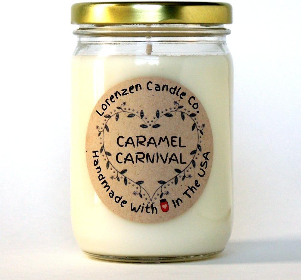 Caramel Carnival Soy Candle, 12oz