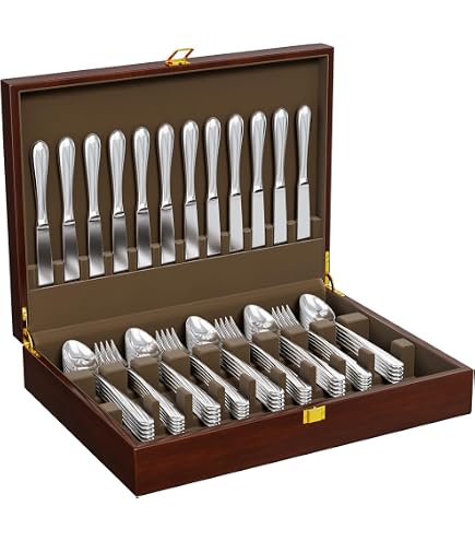 Amazon.com - Reed & Barton Silverware Storage Box, Eureka Mahogany