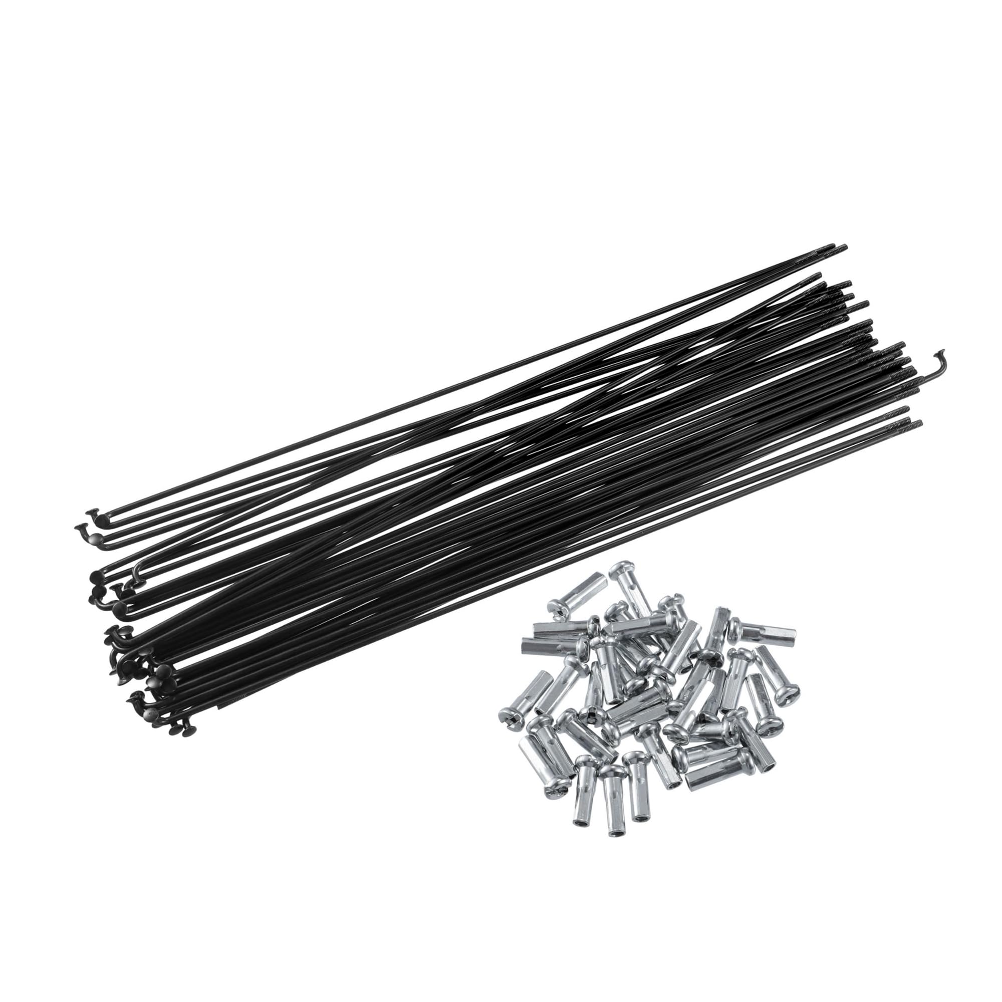 TUCKBOLD 40 Pcs Bicycle Steel Spokes 14G Bike Spoke 230mm Length with Nipples Automotive Parts