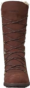 merrell women's chateau tall lace polar waterproof snow boot