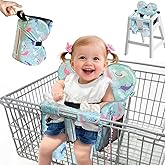 LWWACSS Premium Baby Shopping Cart Cover & High Chair Seat Protector - Universal Fit for Grocery Carts, Restaurant Chairs，Res