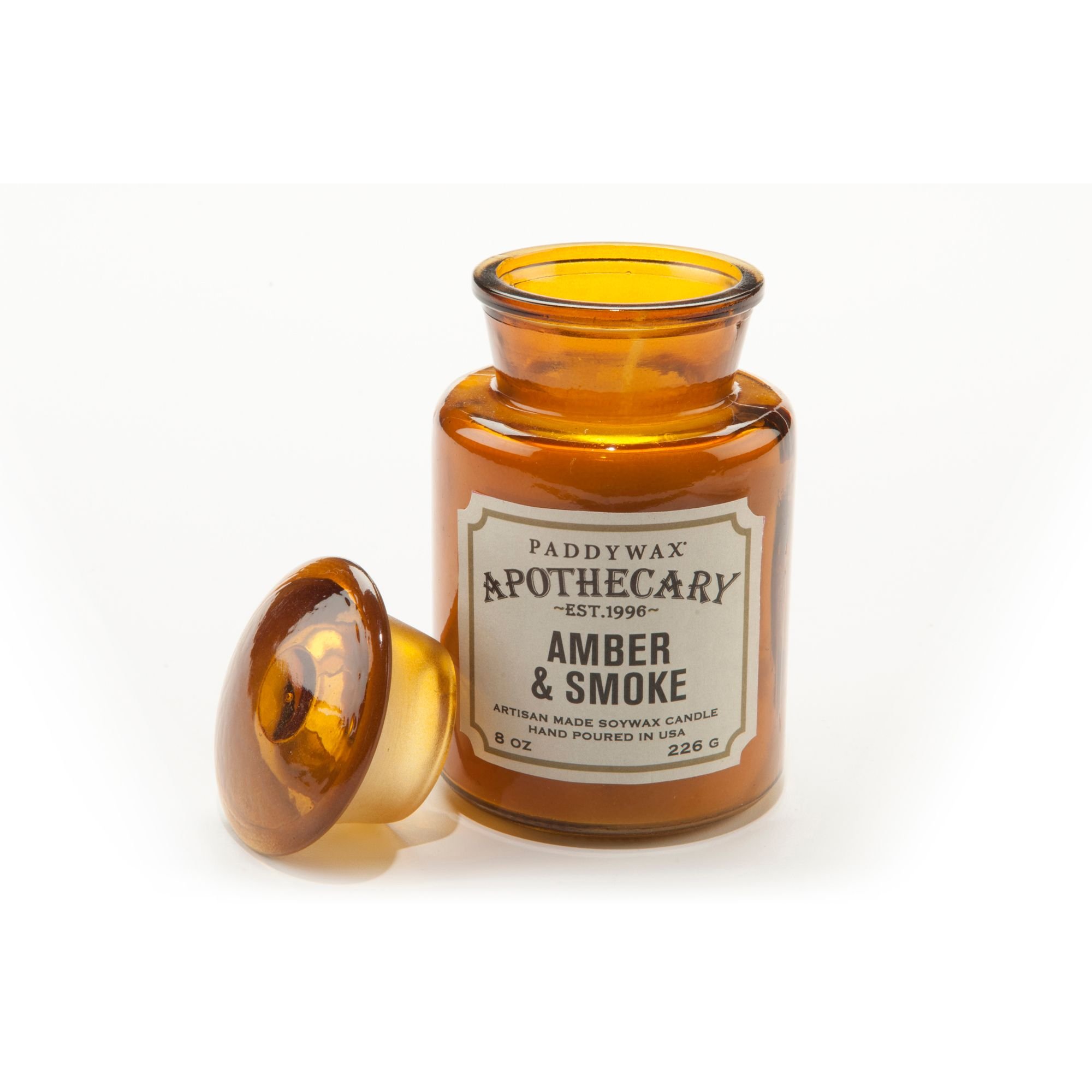 Paddywax 'Apothecary' Amber And Smoke Scented Candle