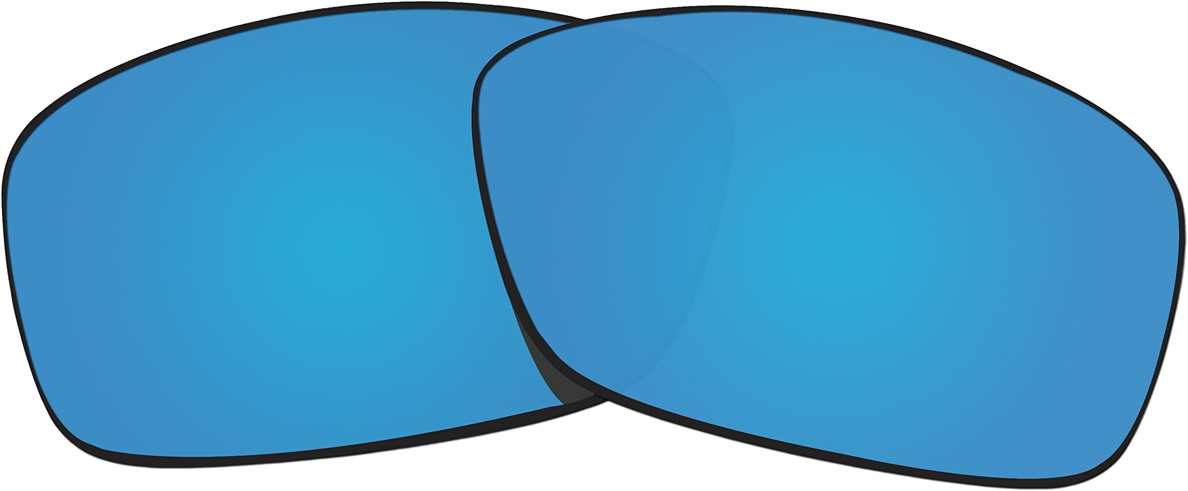 COLOR STAY LENSES 2.0mm Thickness Polarized Replacement Lenses for Oakley Hijinx (Ice Mirror Coatings)
