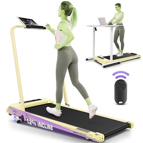 Folding Treadmill with Incline,4 in Foldable Walking Pad with