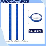 Meng Jiaran Blue Masking Tape 9 Rolls 3/7/12 mm x 20 m Painter Tape view 2