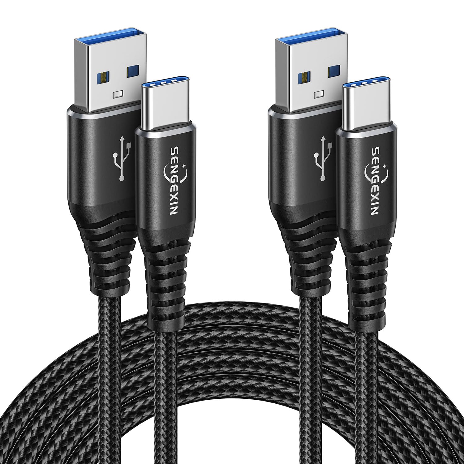 Long USB C Cable 2M 3M,Type C 3A Fast Charge Charging Lead for Samsung Galaxy S21 S20 Plus Ultra Fe 5G,S10 S9 A32 A52 A72 A42 A12 A02S A51 A71,Xiaomi Mi 11 10T Lite,Redmi Note 9 10 Pro