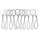 SIMMAX Hand Wrist Strap Lanyard for USB Flash Drive, MP3 Player 3 Inch 10Pcs Black