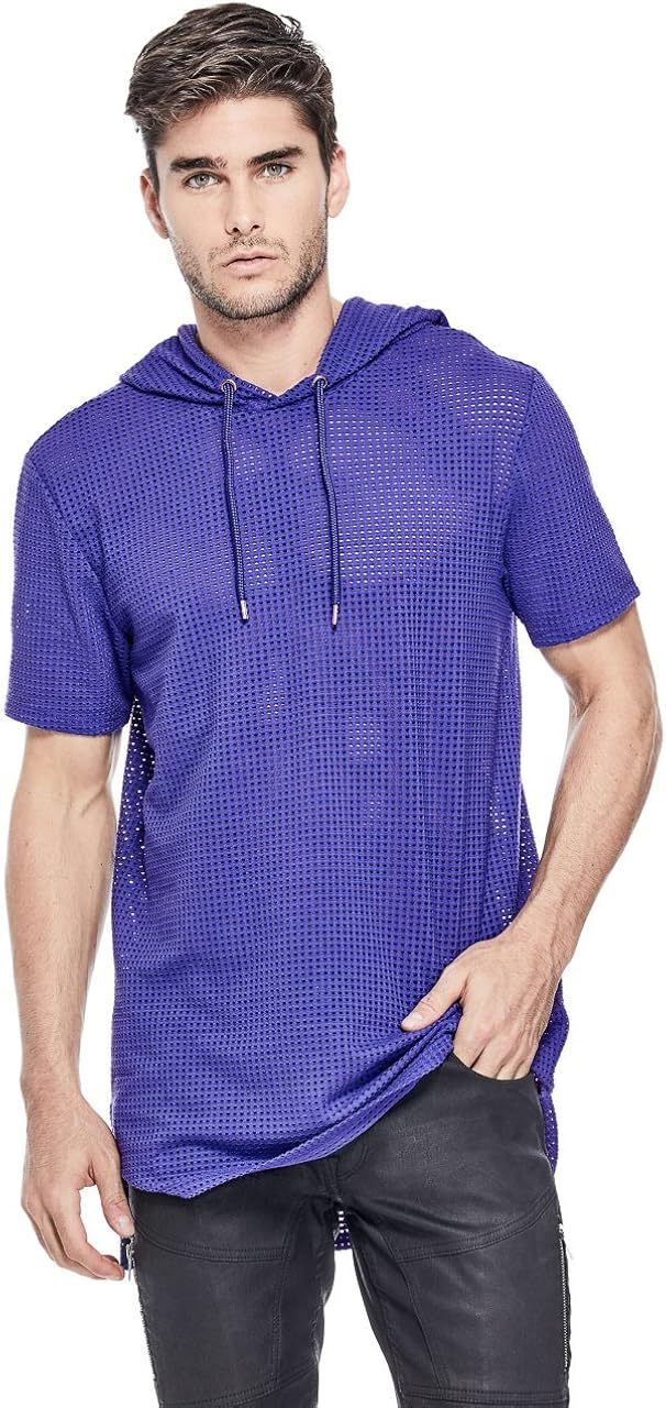 guess mesh hoodie