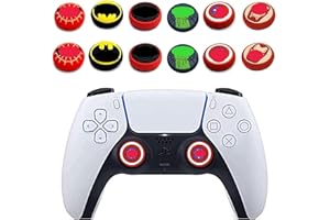 JAEESPON 12Pcs Analog Thumb Grip Stick Cover, Wireless Controllers Game Remote Joystick Cap