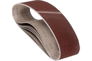 Kozelo 12 Pcs Sanding Belts 4 x 36 Inch 240 Grit Aluminum Oxide Abrasive Sandpaper for Belt Sander Metal Grinding Wood Working Weld Rust Removal