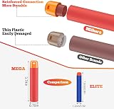 Mlikero Mega Darts Refills 120 Pieces for Mega Guns Red Darts 9.5cm view 3