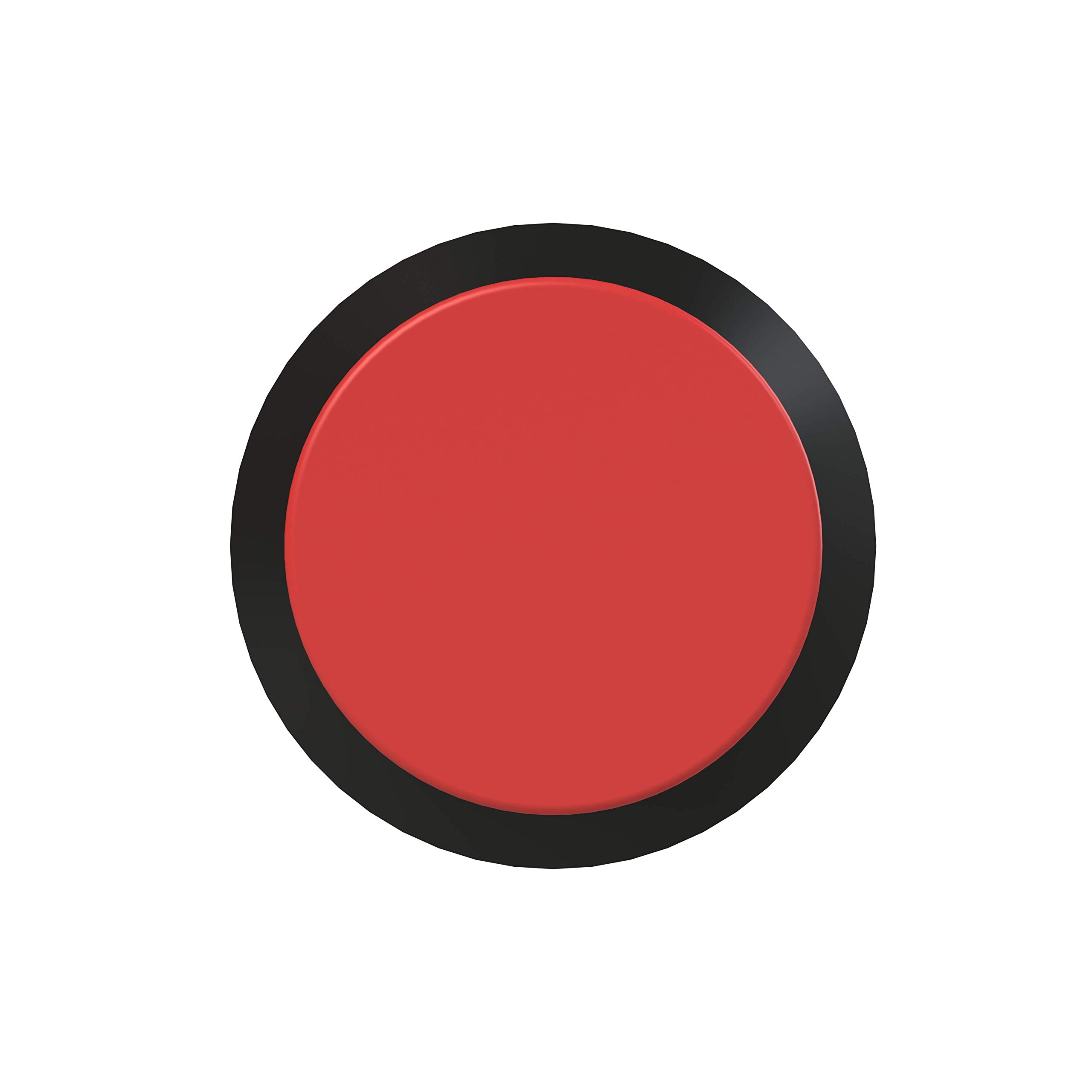 ABB MP3-10R Modular Pushbutton, Momentary, Extended, Red, Non-Illuminated, Black plastic, No Contact Block (ABB1SFA611102R1001)