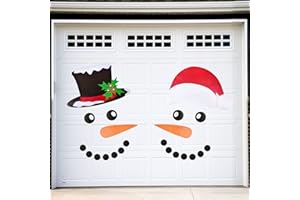 22 Pcs Magnet Merry Christmas Decorations, Garage Door Decor, Reflective Magnets Snowman Stickers, Car Magnet, Refrigerator D