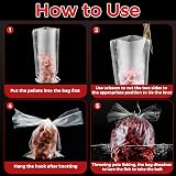 Realure 100 Pcs PVA Bags 50x100mm Fast Dissolve Water Soluble Carp Bait Bags view 6
