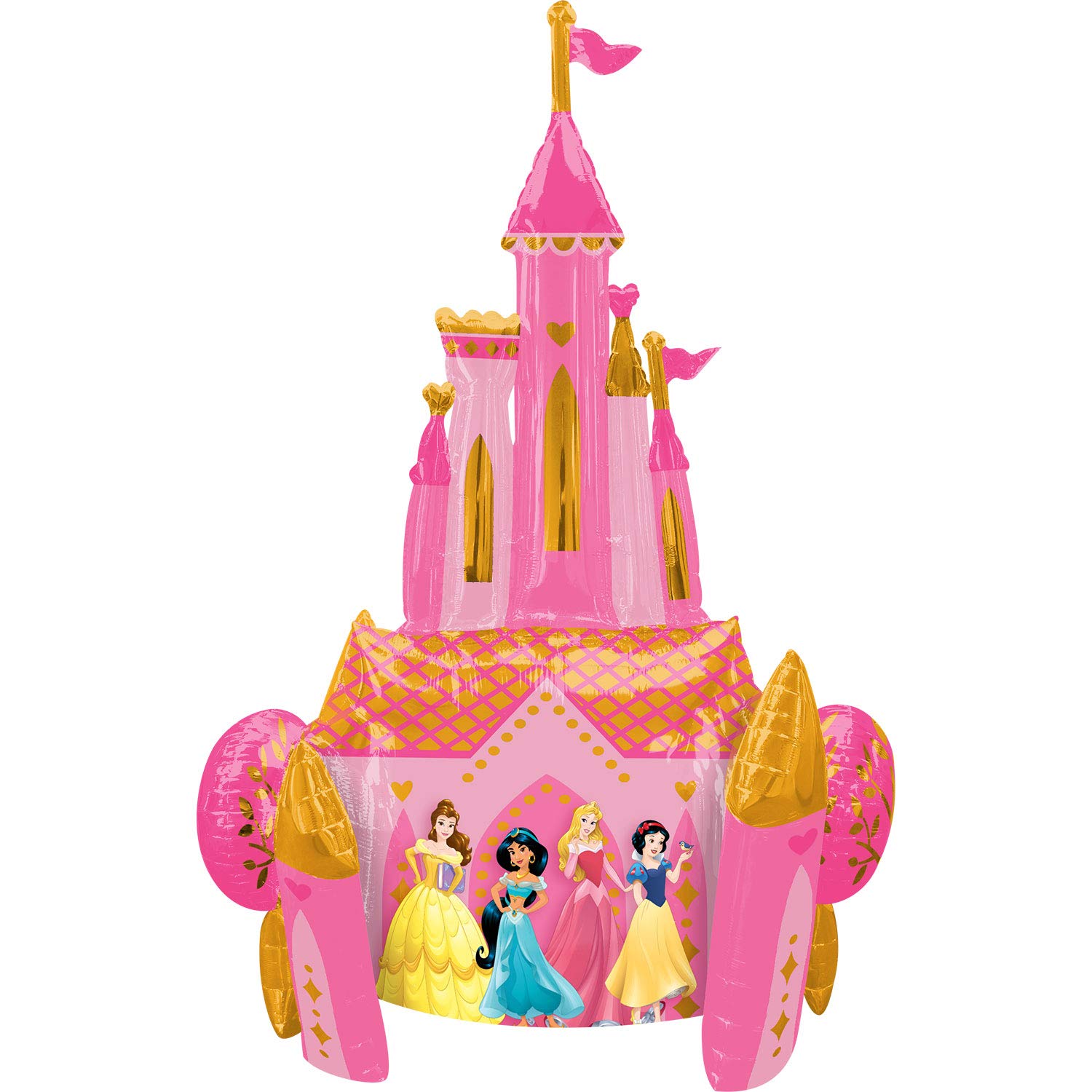 amscan 3980701 - Awk: Princess Once Upon A Time Foil Airwalker Balloon 35" (88Cm) X 55" (1.39m) P93