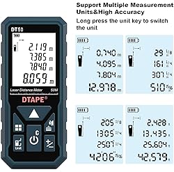 Laser Measuring Tool 165ft, DTAPE Laser