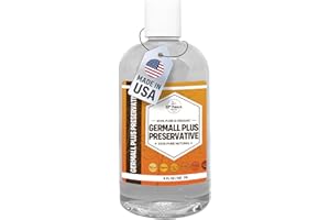 33RD PARALLEL SOAP CO. GERMALL PLUS PRESERVATIVE Liquid (4 oz) Paraben-Free; Formaldehyde-Free; Water & Oil Soluble | Suitable for Soap Making, Lotions, Conditioners, Creams | Keeps Products Fresh & Safe | 4 OUNCES