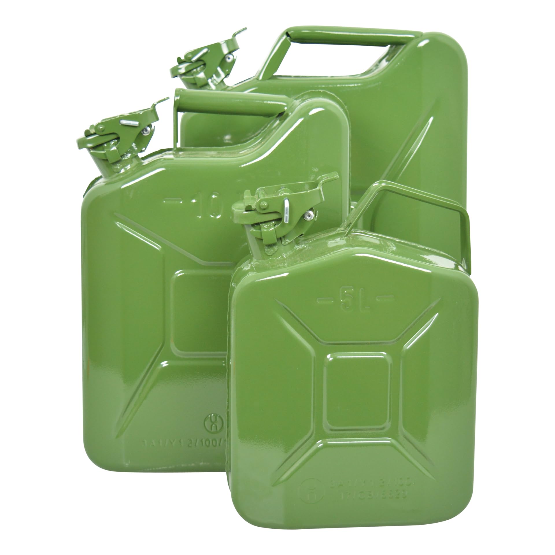 Carpoint 0110009 Petrol Can Metal TÜV / GS-Certified 20 l Green