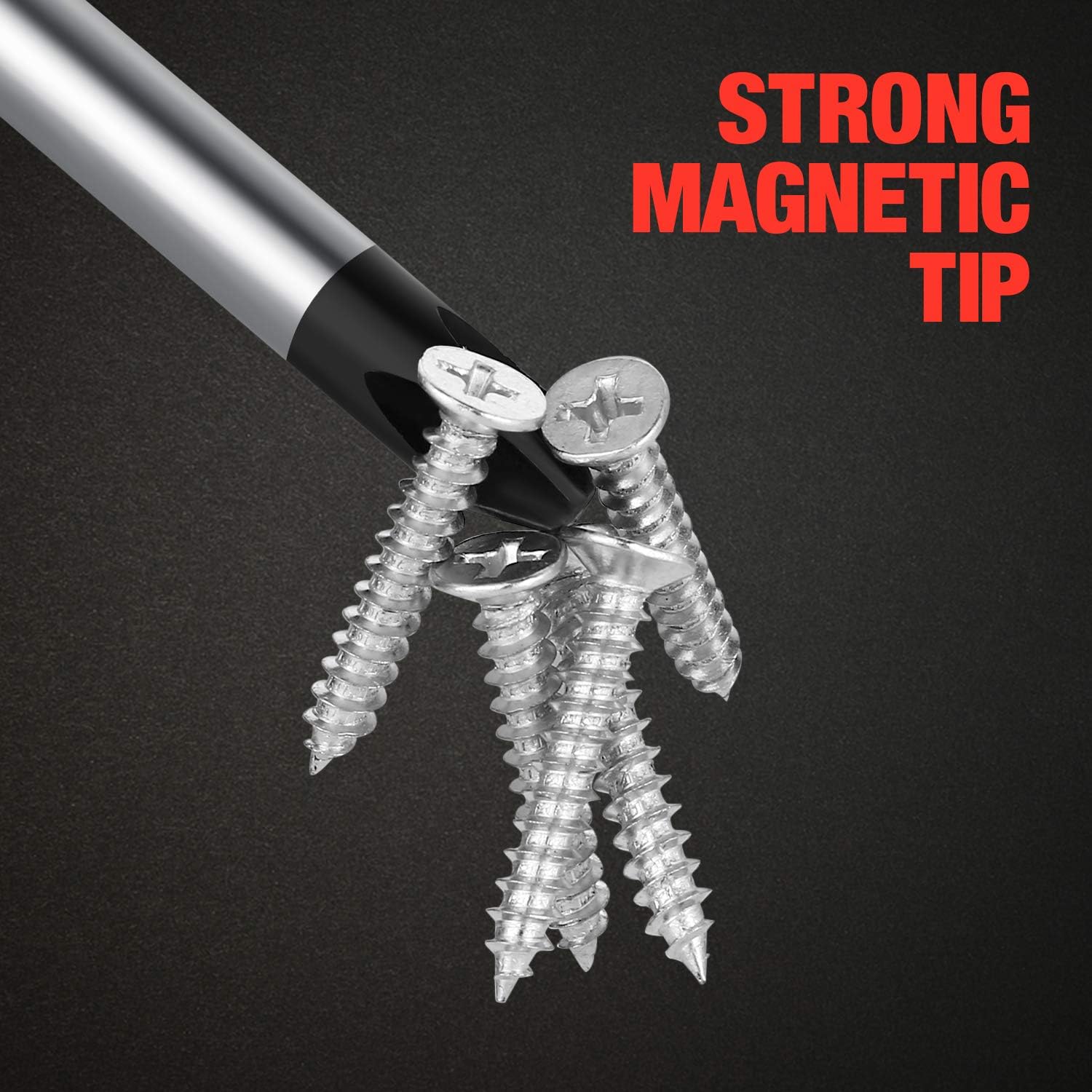 Screwdriver Set, POPOMAN Magnetic 20-Piece Screwdriver Tool Set with Case, 6150CRV, Slotted/Phillips/Torx Screwdriver with Heavy Duty Non-Slip Tips,Tool Kits -MTH300: Home Improvement