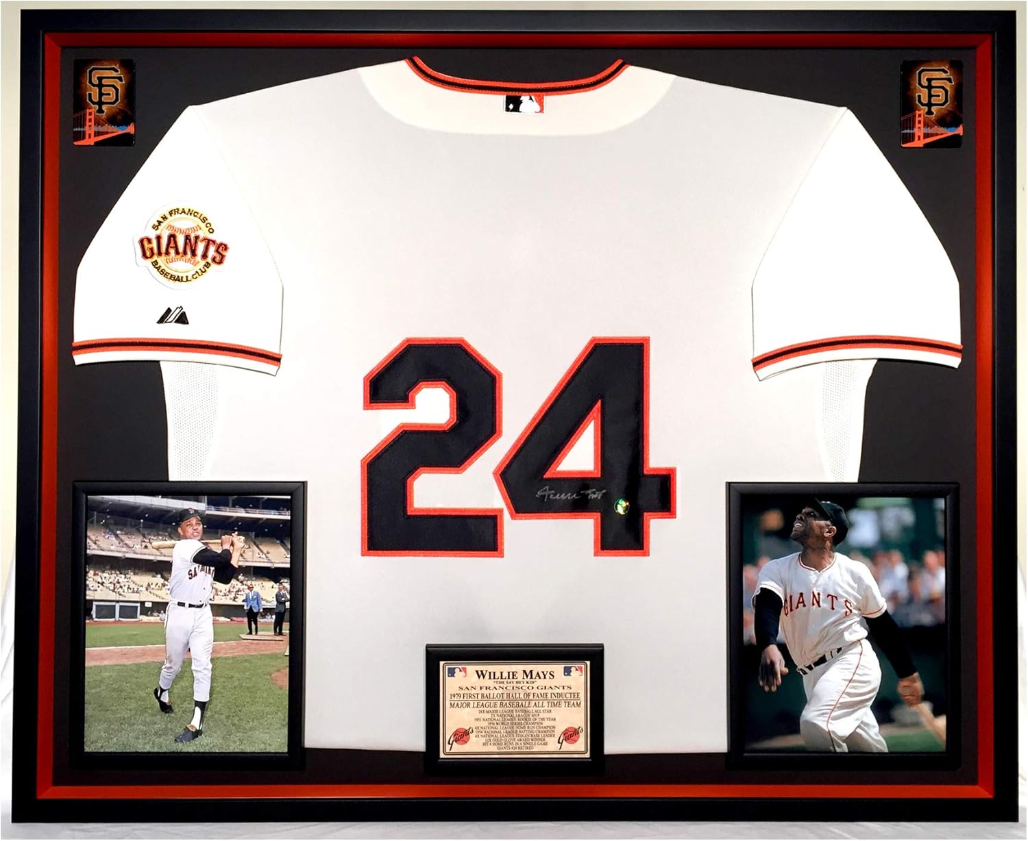 willie mays autographed jersey