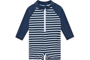ACOCOPY Baby Boys Swimsuit UPF 50+ Sun Protection Rash Guard Toddler One Piece Beach Swimwear 6-36 Months