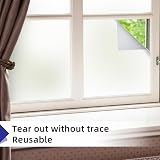 FILMGOO Frosted Window Privacy Film Non-Adhesive Static Cling 44.5x200cm view 3