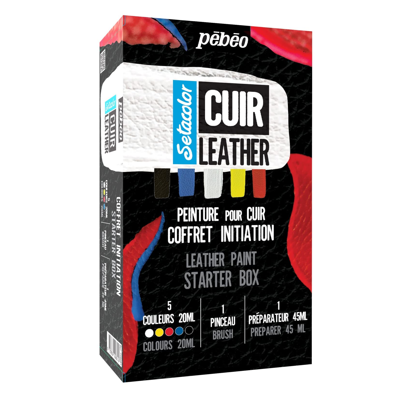 PEBEO Setacolor Leather-Set, Acrylic, See Description, 7 Products