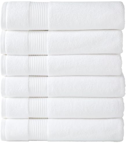 Modern Threads Luxury 6-Piece Quick-Dry Towel Set - 100% Cotton, 650 GSM, Clay Color - View #4