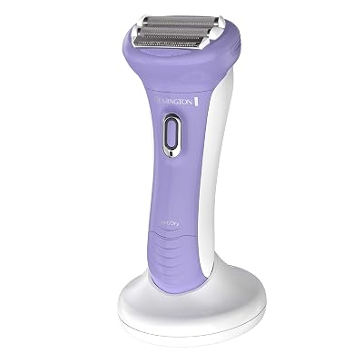 Remington Smooth &amp; Silky Electric Shaver for Women, 4-Blade Smooth Glide Foil Shaver and Bikini Trimmer with Almond Oil Strip, Shave Wet or Dry
