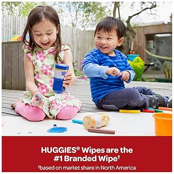 huggies simply clean wipes 384