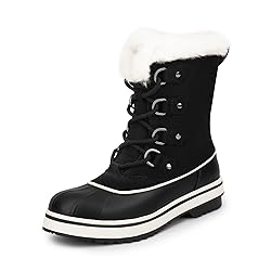 DREAM PAIRS Women's Snow Winter Boots Mid Calf
