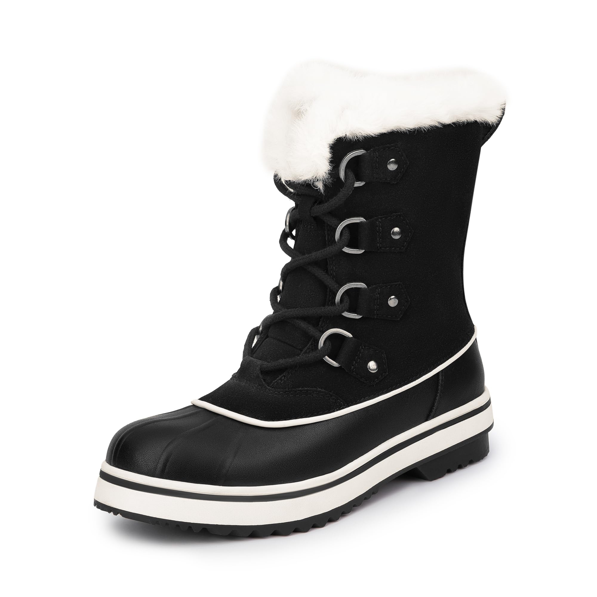 DREAM PAIRS Women's Snow Winter Boots Mid Calf
