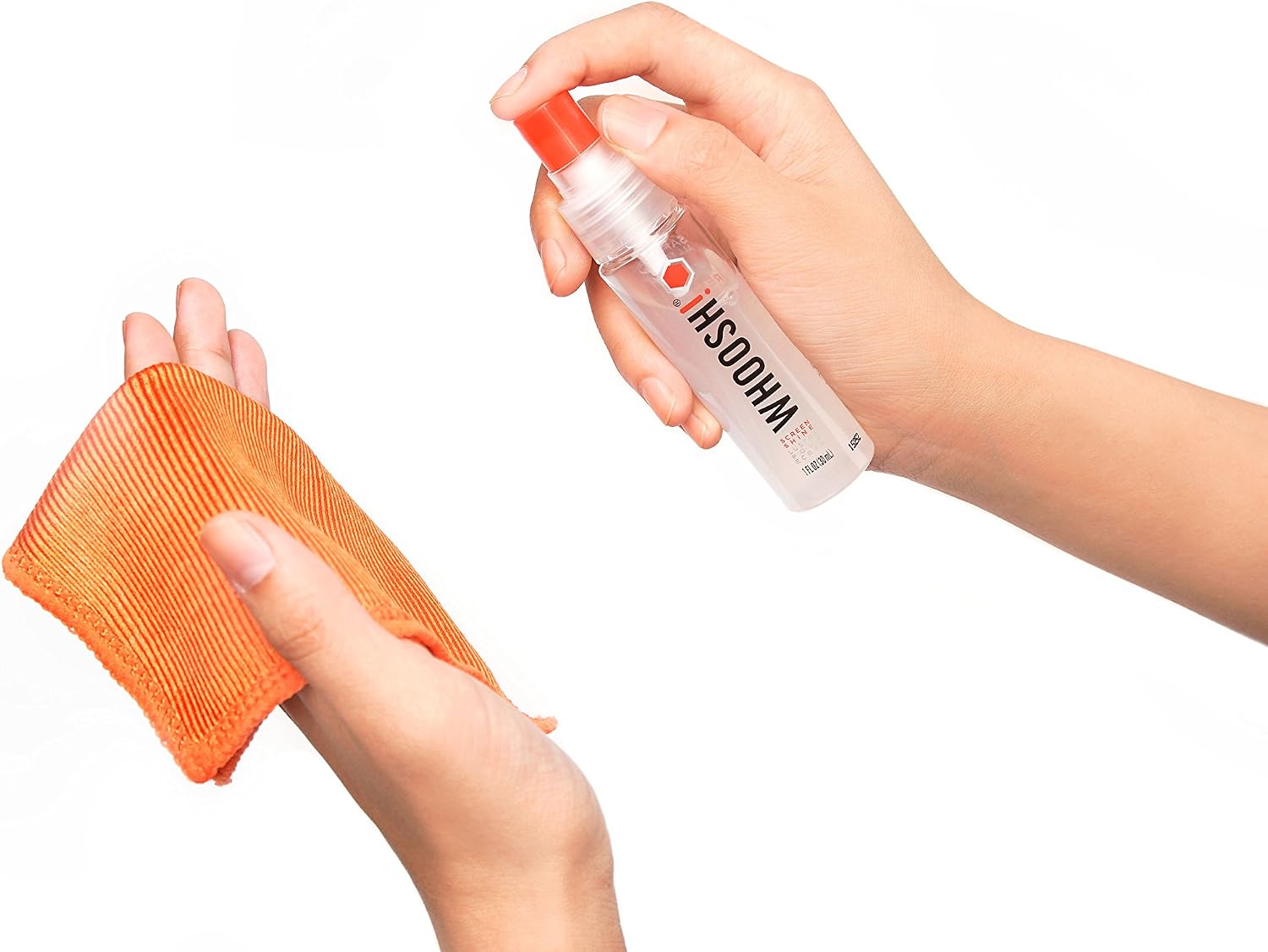 WHOOSH!! - Screen Shine Spray Cleaner for Electronic Screens Non-Toxic Cleaner - 500ml, Orange - Image 5