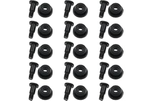 safycaby 15 PCS HDD Mounting Screws Hard Disk Drive Screws and Rubber Shock Absorber Washer Kit PC Hard Drive Installation Ac