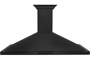 ZLINE 48 in. Wall Mount Range Hood in Black Stainless Steel with Built-in CrownSound™ Bluetooth Speakers (BSKBNCRN-BT-48)
