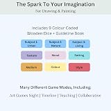 Mindzen smART DICE Drawing & Painting Game 9 Dice Creative Kit view 3