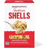 Amazon Grocery, Medium Shells Pasta, 16 Oz