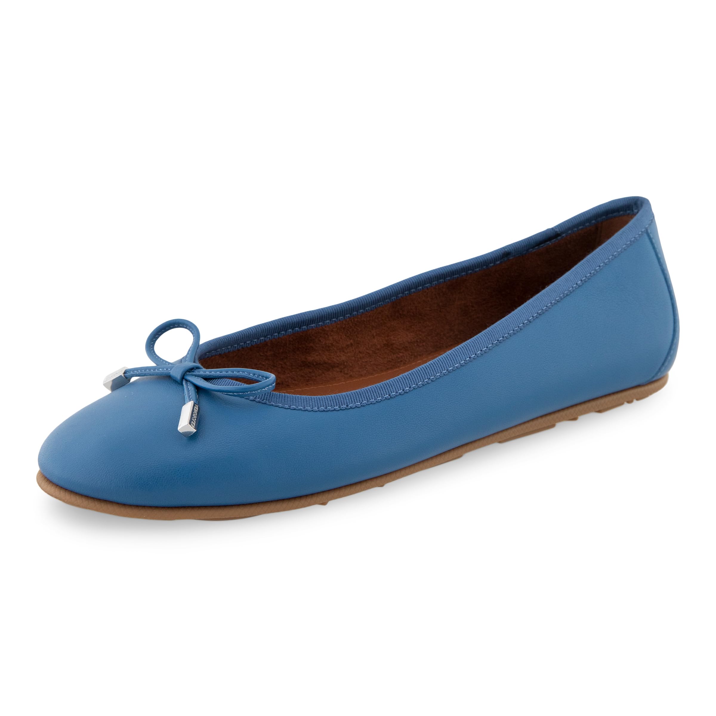 Aerosoles Women’s PIA Ballet Flat, Indigo Leather, 7.5M