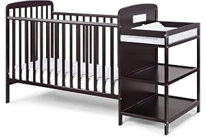 Suite Bebe Ramsey 3 in 1 Convertible Crib and Changer in an Espresso Finish