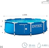 Intex Metal Frame Pool Ø 305 x 76 cm Blue 28200NP view 4