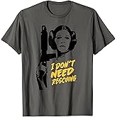 Star Wars Princess Leia Escape I Don't Need Rescuing T-Shirt